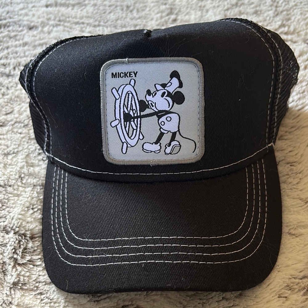 Mickey Mouse Black Kids Cap